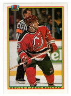 John MacLean - New Jersey Devils (NHL Hockey Card) 1990-91 Bowman # 83 Mint