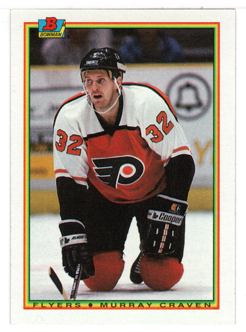 Murray Craven - Philadelphia Flyers (NHL Hockey Card) 1990-91 Bowman # 109 Mint