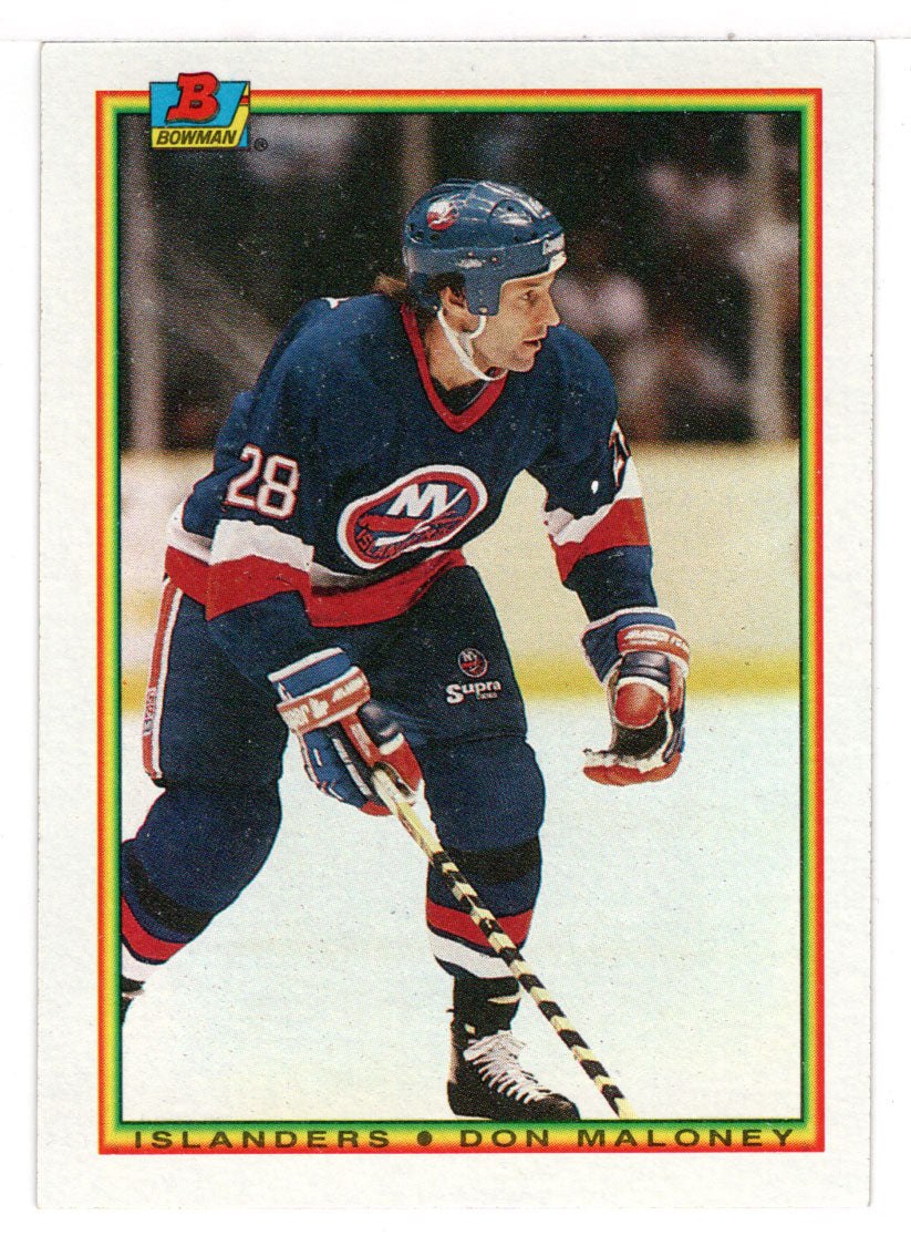 Don Maloney - New York Islanders (NHL Hockey Card) 1990-91 Bowman # 117 Mint