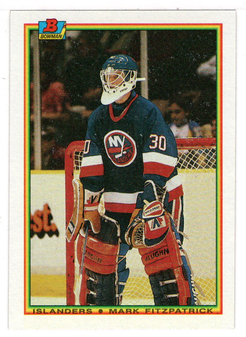 Mark Fitzpatrick RC - New York Islanders (NHL Hockey Card) 1990-91 Bowman # 119 Mint