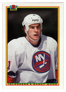 Randy Wood - New York Islanders (NHL Hockey Card) 1990-91 Bowman # 121 Mint