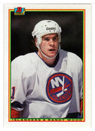 Randy Wood - New York Islanders (NHL Hockey Card) 1990-91 Bowman # 121 Mint