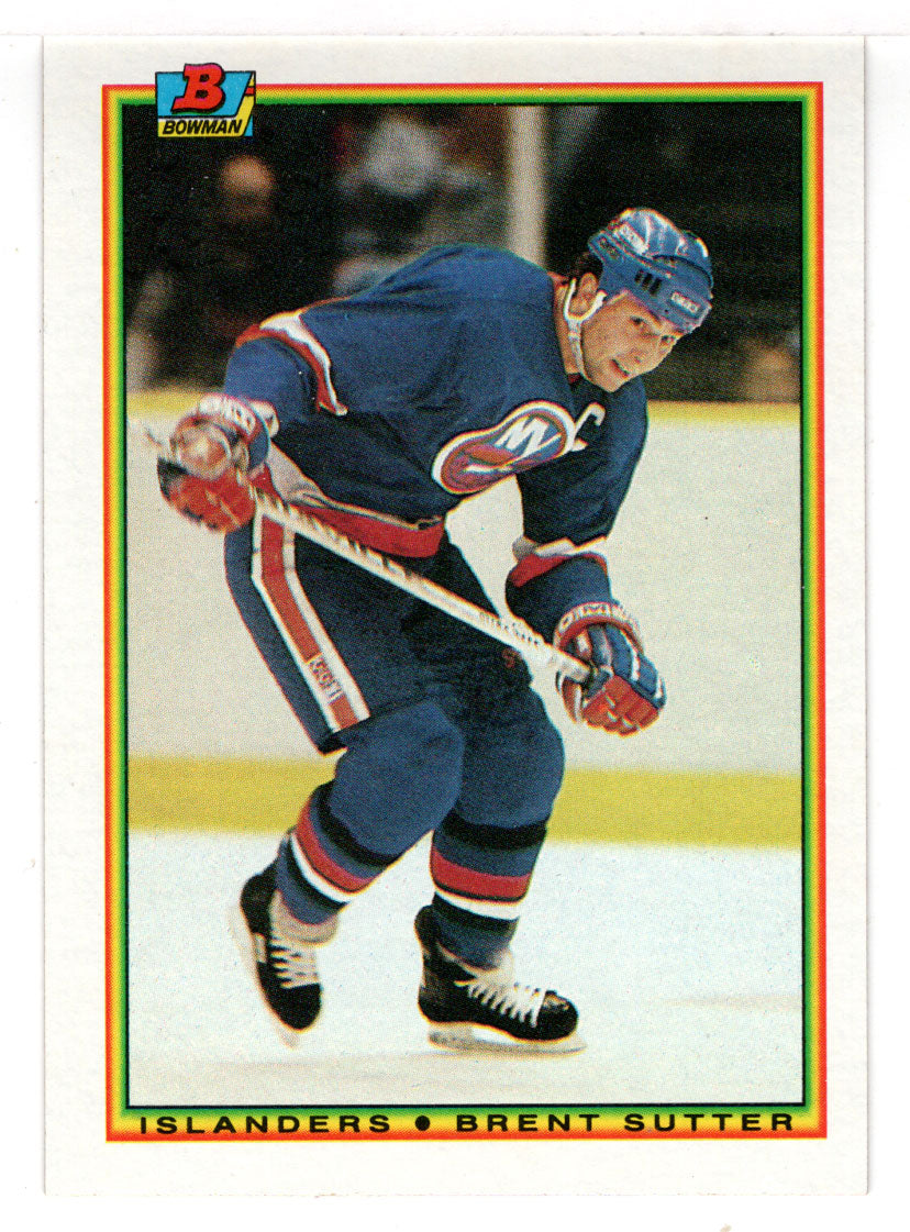 Brent Sutter - New York Islanders (NHL Hockey Card) 1990-91 Bowman # 126 Mint