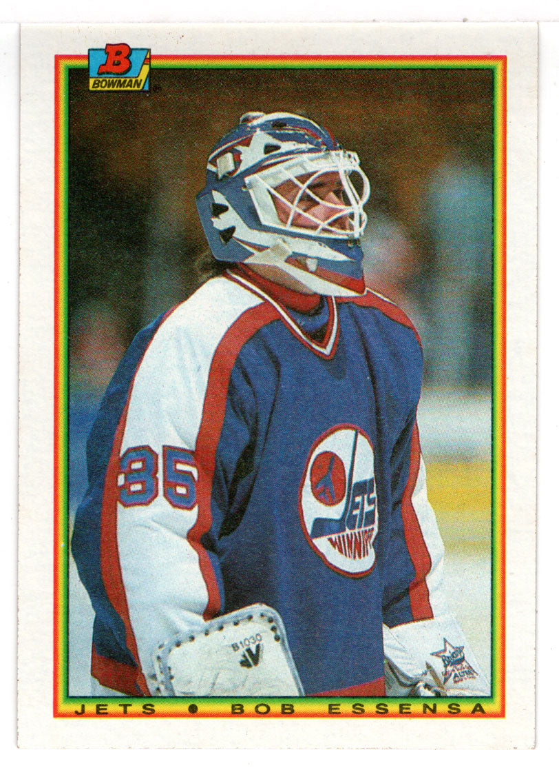 Bob Essensa RC - Winnipeg Jets (NHL Hockey Card) 1990-91 Bowman # 131 Mint