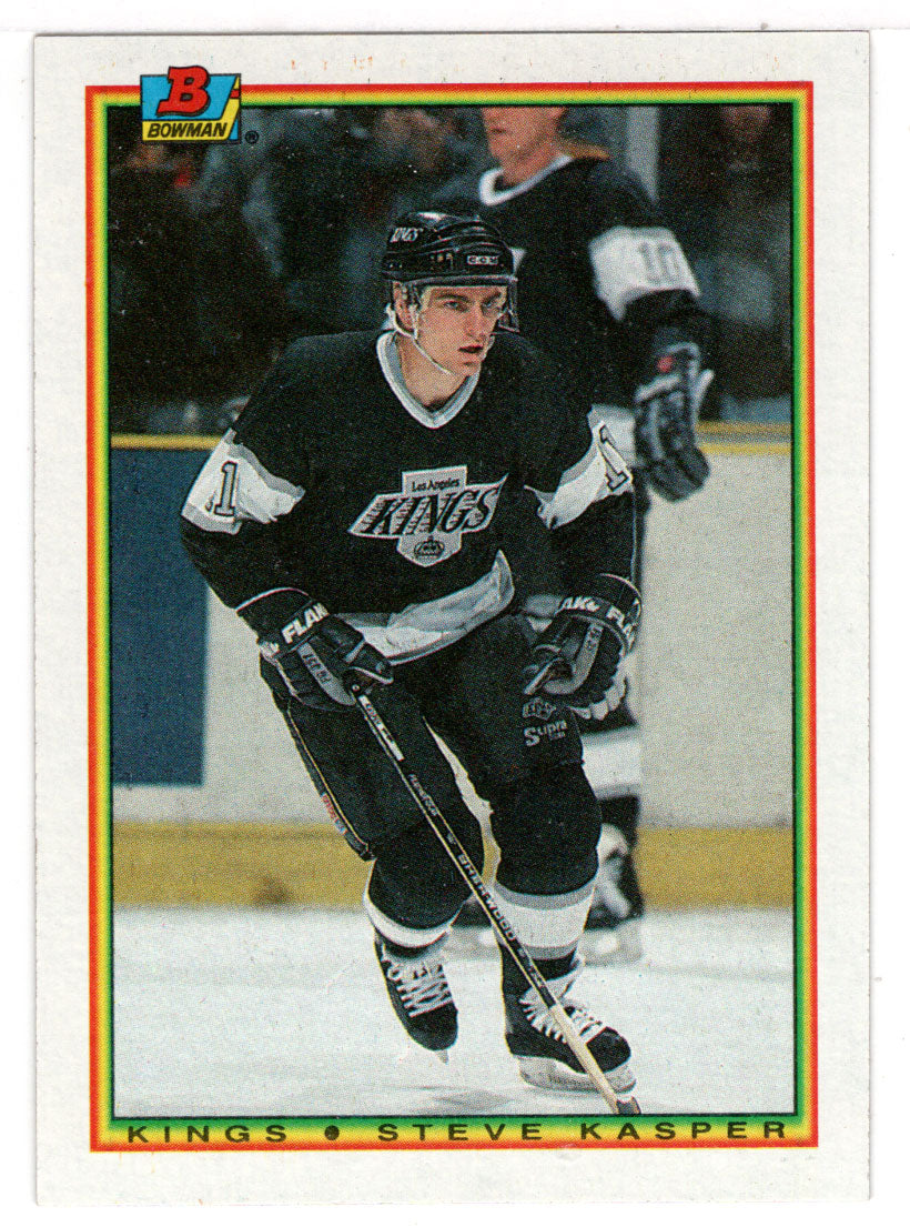 Steve Kasper - Los Angeles Kings (NHL Hockey Card) 1990-91 Bowman # 147 Mint