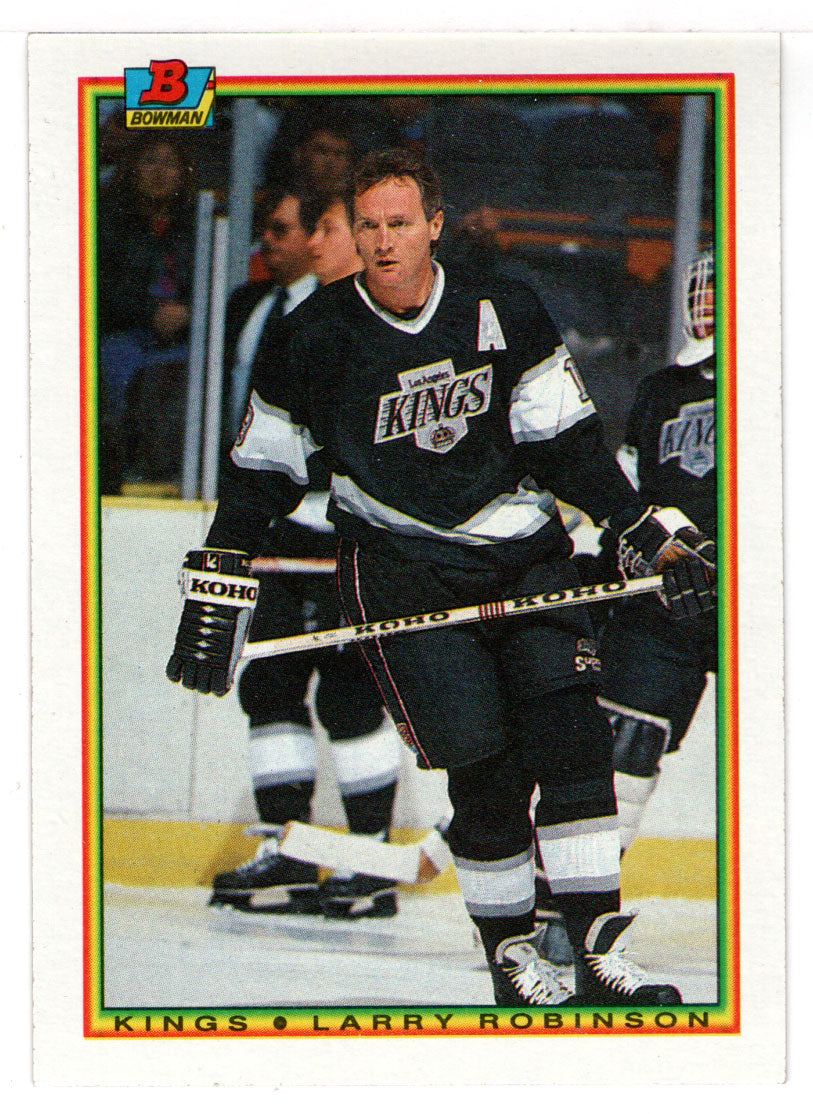 Larry Robinson - Los Angeles Kings (NHL Hockey Card) 1990-91 Bowman # 150 Mint
