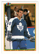 Vincent Damphousse - Toronto Maple Leafs (NHL Hockey Card) 1990-91 Bowman # 163 Mint