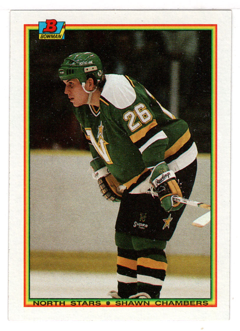 Shawn Chambers - Minnesota North Stars (NHL Hockey Card) 1990-91 Bowman # 180 Mint