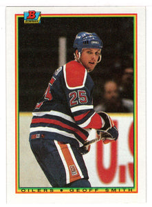 Geoff Smith RC - Edmonton Oilers (NHL Hockey Card) 1990-91 Bowman # 192 Mint