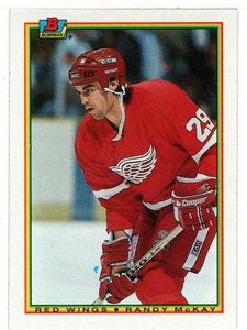 Randy McKay RC - Detroit Red Wings (NHL Hockey Card) 1990-91 Bowman # 227 Mint