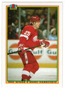 Marc Habscheid - Detroit Red Wings (NHL Hockey Card) 1990-91 Bowman # 228 Mint