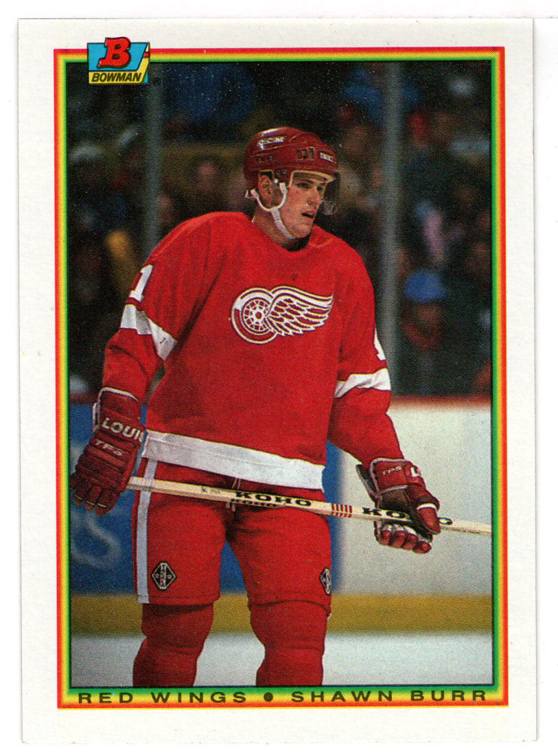 Shawn Burr - Detroit Red Wings (NHL Hockey Card) 1990-91 Bowman # 232 Mint