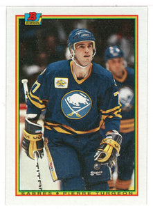 Pierre Turgeon - Buffalo Sabres (NHL Hockey Card) 1990-91 Bowman # 241 Mint