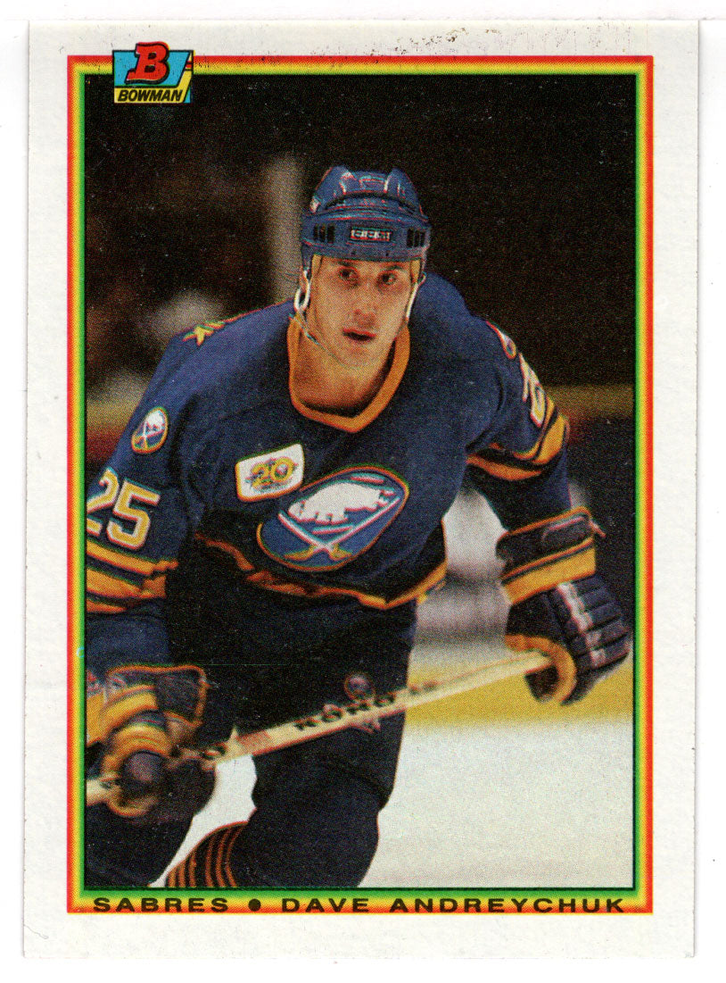 Dave Andreychuk - Buffalo Sabres (NHL Hockey Card) 1990-91 Bowman # 246 Mint