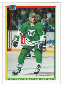 Todd Krygier RC - Hartford Whalers (NHL Hockey Card) 1990-91 Bowman # 251 Mint