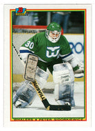 Peter Sidorkiewicz - Hartford Whalers (NHL Hockey Card) 1990-91 Bowman # 255 Mint