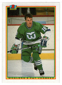 Pat Verbeek - Hartford Whalers (NHL Hockey Card) 1990-91 Bowman # 257 Mint