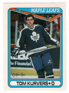 Tom Kurvers - Toronto Maple Leafs (NHL Hockey Card) 1990-91 O-Pee-Chee # 11 Mint