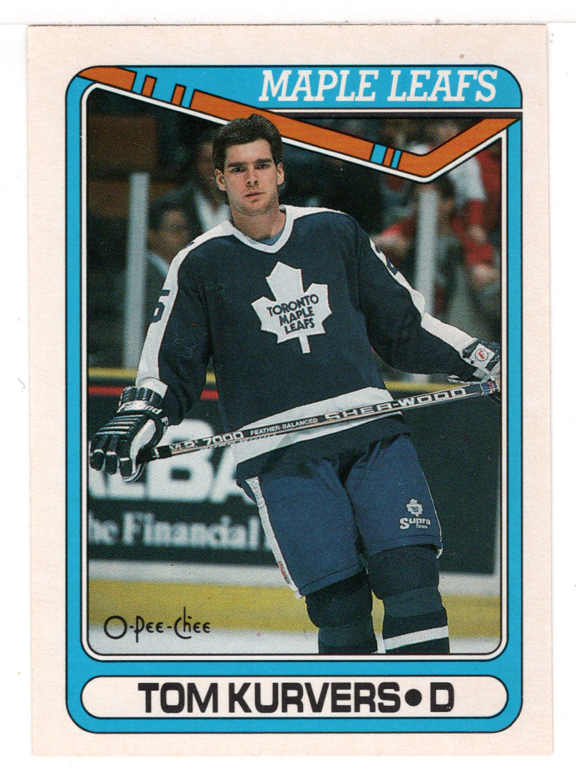 Tom Kurvers - Toronto Maple Leafs (NHL Hockey Card) 1990-91 O-Pee-Chee # 11 Mint