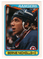 Bernie Nicholls - New York Rangers (NHL Hockey Card) 1990-91 O-Pee-Chee # 13 Mint