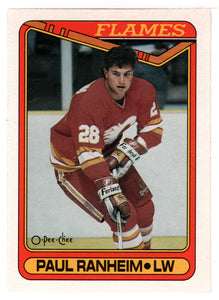 Paul Ranheim RC - Calgary Flames (NHL Hockey Card) 1990-91 O-Pee-Chee # 20 Mint