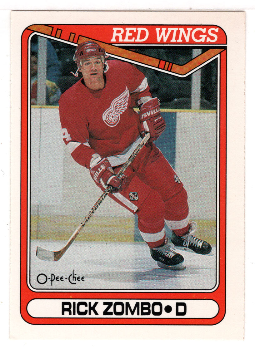 Rick Zombo RC - Detroit Red Wings (NHL Hockey Card) 1990-91 O-Pee-Chee # 21 Mint