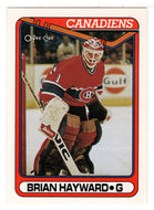 Brian Hayward - Montreal Canadiens (NHL Hockey Card) 1990-91 O-Pee-Chee # 23 Mint