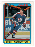 Brent Ashton - Winnipeg Jets (NHL Hockey Card) 1990-91 O-Pee-Chee # 24 Mint
