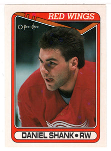 Daniel Shank RC - Detroit Red Wings (NHL Hockey Card) 1990-91 O-Pee-Chee # 34 Mint