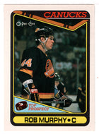 Rob Murphy RC - Vancouver Canucks (NHL Hockey Card) 1990-91 O-Pee-Chee # 37 Mint