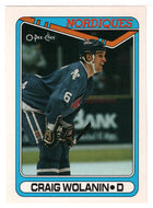 Craig Wolanin RC - Quebec Nordiques (NHL Hockey Card) 1990-91 O-Pee-Chee # 40 Mint