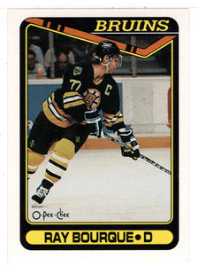 Ray Bourque - Boston Bruins (NHL Hockey Card) 1990-91 O-Pee-Chee # 43 Mint