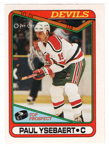 Paul Ysebaert RC - New Jersey Devils (NHL Hockey Card) 1990-91 O-Pee-Chee # 49 Mint