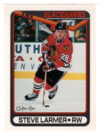 Steve Larmer - Chicago Blackhawks (NHL Hockey Card) 1990-91 O-Pee-Chee # 56 Mint