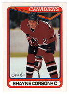 Shayne Corson - Montreal Canadiens (NHL Hockey Card) 1990-91 O-Pee-Chee # 58 Mint