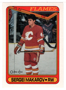 Sergei Makarov RC - Calgary Flames (NHL Hockey Card) 1990-91 O-Pee-Chee # 60 Mint