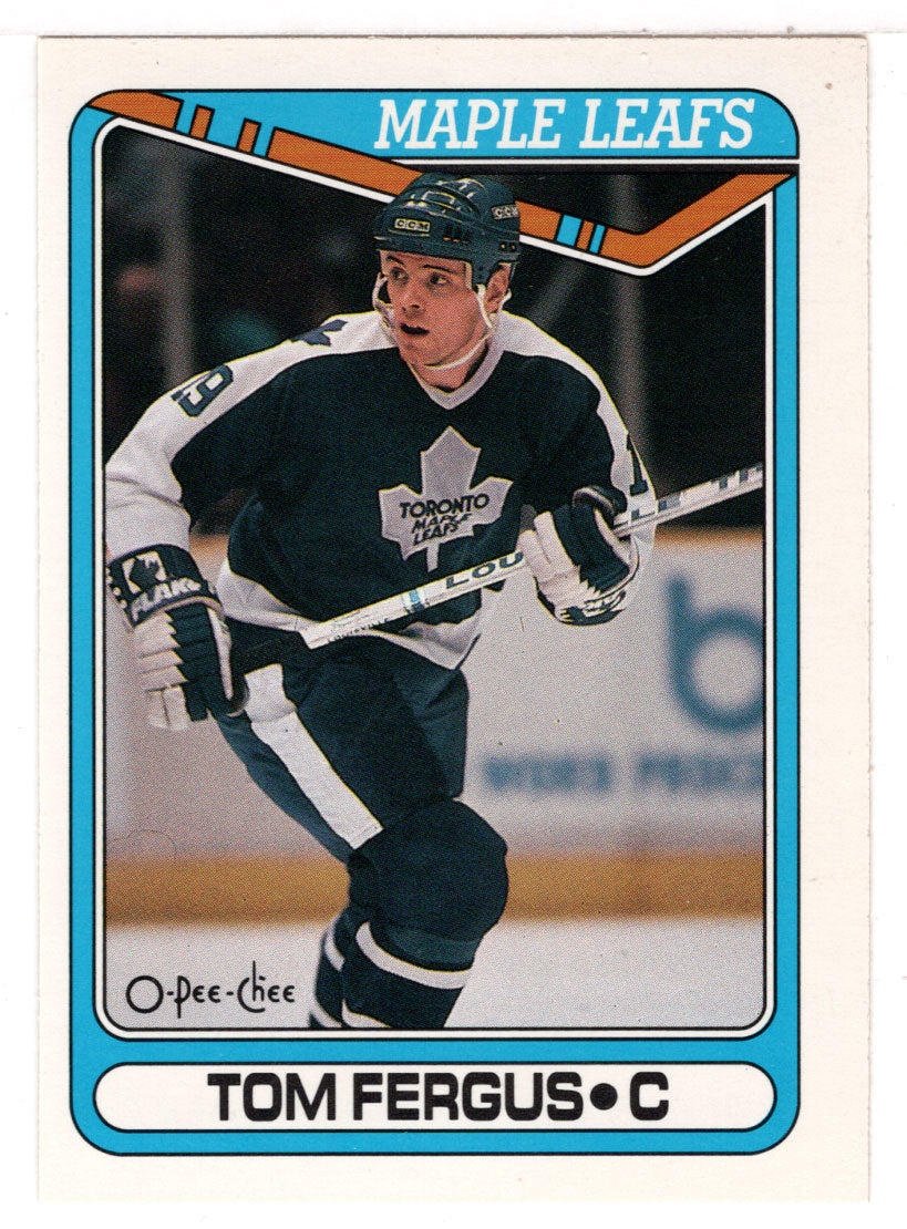 Tom Fergus - Toronto Maple Leafs (NHL Hockey Card) 1990-91 O-Pee-Chee # 63 Mint