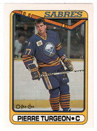 Pierre Turgeon - Buffalo Sabres (NHL Hockey Card) 1990-91 O-Pee-Chee # 66 Mint