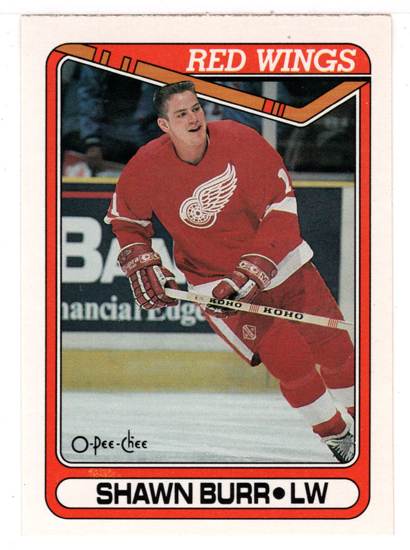 Shawn Burr - Detroit Red Wings (NHL Hockey Card) 1990-91 O-Pee-Chee # 74 Mint