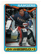 John Vanbiesbrouck - New York Rangers (NHL Hockey Card) 1990-91 O-Pee-Chee # 75 Mint