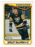 Zarley Zalapski - Pittsburgh Penguins (NHL Hockey Card) 1990-91 O-Pee-Chee # 78 Mint