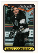 Steve Duchesne - Los Angeles Kings (NHL Hockey Card) 1990-91 O-Pee-Chee # 86 Mint