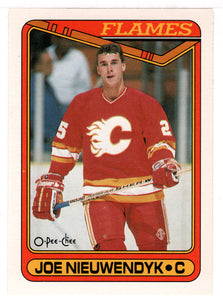 Joe Nieuwendyk - Calgary Flames (NHL Hockey Card) 1990-91 O-Pee-Chee # 87 Mint