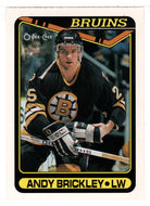 Andy Brickley - Boston Bruins (NHL Hockey Card) 1990-91 O-Pee-Chee # 88 Mint