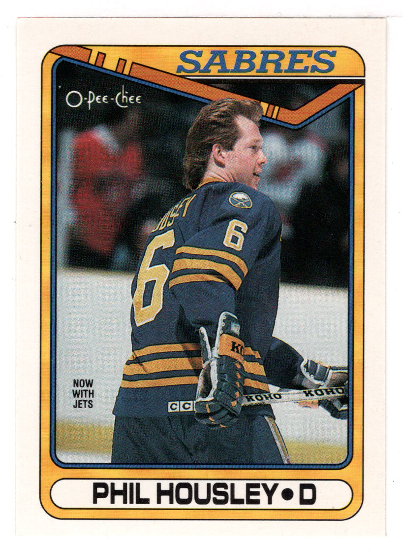 Phil Housley - Winnipeg Jets (NHL Hockey Card) 1990-91 O-Pee-Chee # 89 Mint