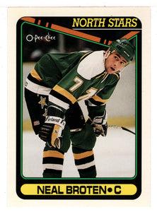 Neal Broten - Minnesota North Stars (NHL Hockey Card) 1990-91 O-Pee-Chee # 90 Mint