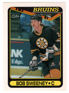Bob Sweeney - Boston Bruins (NHL Hockey Card) 1990-91 O-Pee-Chee # 99 Mint