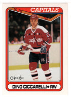 Dino Ciccarelli - Washington Capitals (NHL Hockey Card) 1990-91 O-Pee-Chee # 100 Mint