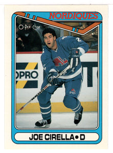 Joe Cirella - Quebec Nordiques (NHL Hockey Card) 1990-91 O-Pee-Chee # 107 Mint