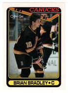 Brian Bradley - Vancouver Canucks (NHL Hockey Card) 1990-91 O-Pee-Chee # 115 Mint